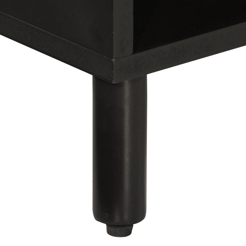 Casa si Gradina - Mobilier - Comode si corpuri - Comode - Comoda TV, negru, 80x31x46 cm, lemn masiv de mango - Infinity.ro