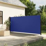 Casa si Gradina - Gradina si terasa - Umbrele si pavilioane - Umbrele - Copertina laterala retractabila, albastru, 160 x 600 cm - Infinity.ro