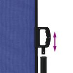 Casa si Gradina - Gradina si terasa - Umbrele si pavilioane - Umbrele - Copertina laterala retractabila, albastru, 160 x 600 cm - Infinity.ro