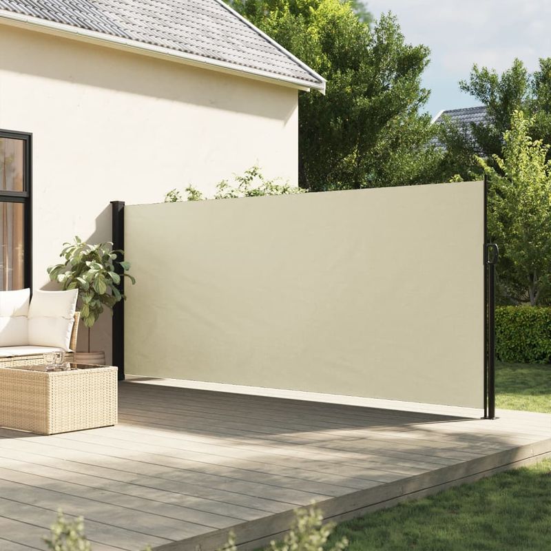 Casa si Gradina - Gradina si terasa - Umbrele si pavilioane - Umbrele - Copertina laterala retractabila, crem, 180x600 cm - Infinity.ro