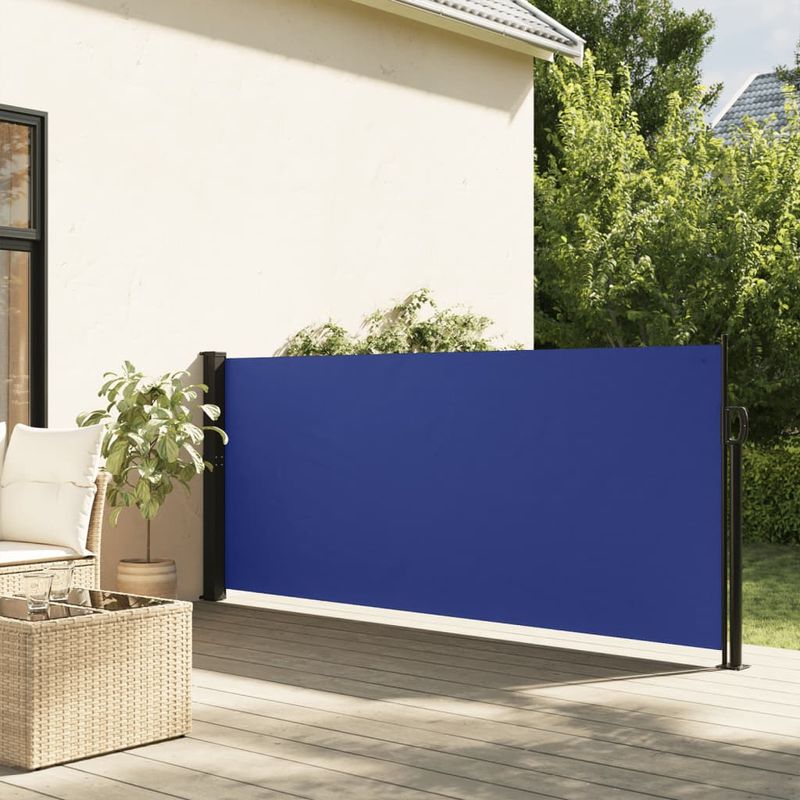 Casa si Gradina - Gradina si terasa - Umbrele si pavilioane - Umbrele - Copertina laterala retractabila, albastru, 120 x 600 cm - Infinity.ro