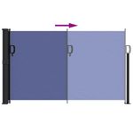 Casa si Gradina - Gradina si terasa - Umbrele si pavilioane - Umbrele - Copertina laterala retractabila, albastru, 120 x 600 cm - Infinity.ro