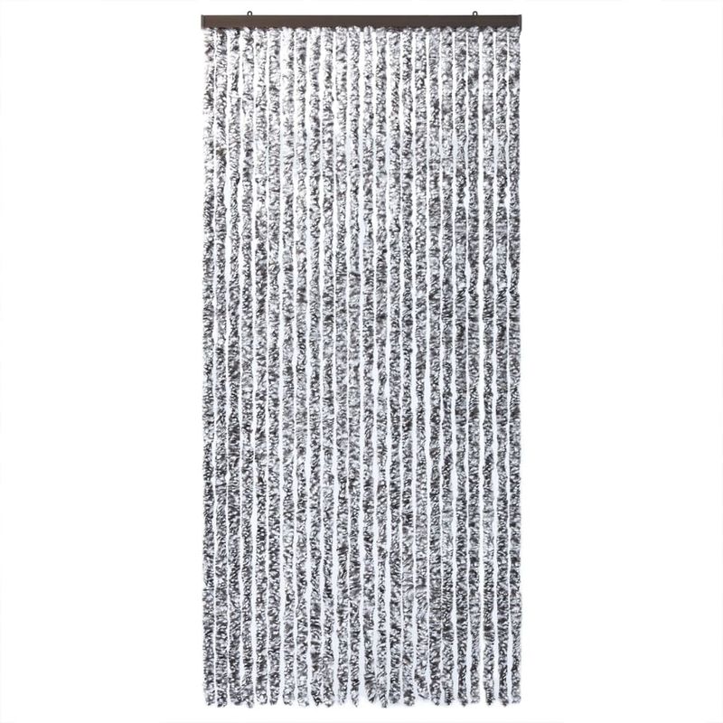 Casa si Gradina - Textile si covoare - Rulouri si jaluzele - Perdea pentru insecte, maro si bej, 100x230 cm, chenille - Infinity.ro