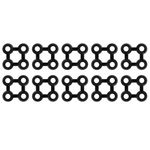 Casa si Gradina - Textile si covoare - Covoare - Covoare casa - Conectori covoras, 10 buc., negru, cauciuc - Infinity.ro