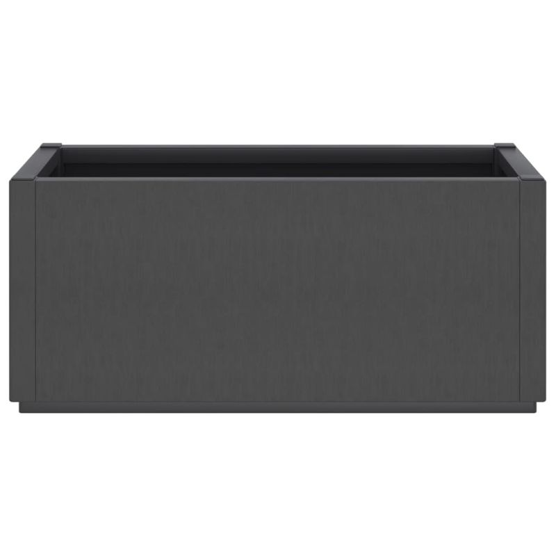Casa si Gradina - Gradinarit si plante - Plante si ghivece - Ghivece si suporturi - Jardiniera de gradina, gri inchis, 80x36x35 cm, PP - Infinity.ro
