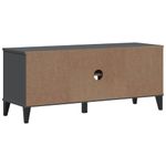 Casa si Gradina - Mobilier - Organizare si depozitare - Organizator incaltaminte - Banca pantofi „VIKEN” gri antracit 106x35x45 cm lemn masiv pin - Infinity.ro