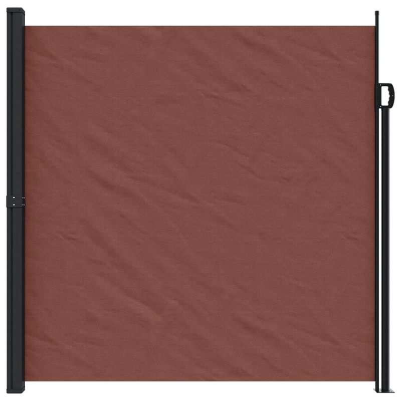 Casa si Gradina - Gradina si terasa - Umbrele si pavilioane - Umbrele - Copertina laterala retractabila, maro, 200x600 cm - Infinity.ro