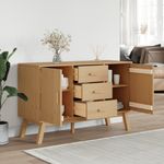 Casa si Gradina - Mobilier - Comode si corpuri - Comode - Dulap "OLDEN", maro, 114x43x73,5 cm, lemn masiv pin - Infinity.ro
