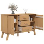 Casa si Gradina - Mobilier - Comode si corpuri - Comode - Dulap "OLDEN", maro, 114x43x73,5 cm, lemn masiv pin - Infinity.ro