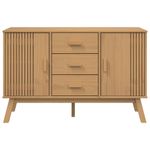 Casa si Gradina - Mobilier - Comode si corpuri - Comode - Dulap "OLDEN", maro, 114x43x73,5 cm, lemn masiv pin - Infinity.ro