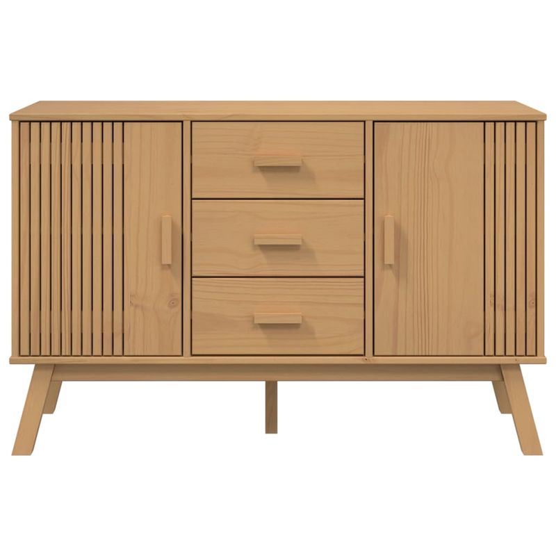 Casa si Gradina - Mobilier - Comode si corpuri - Comode - Dulap "OLDEN", maro, 114x43x73,5 cm, lemn masiv pin - Infinity.ro