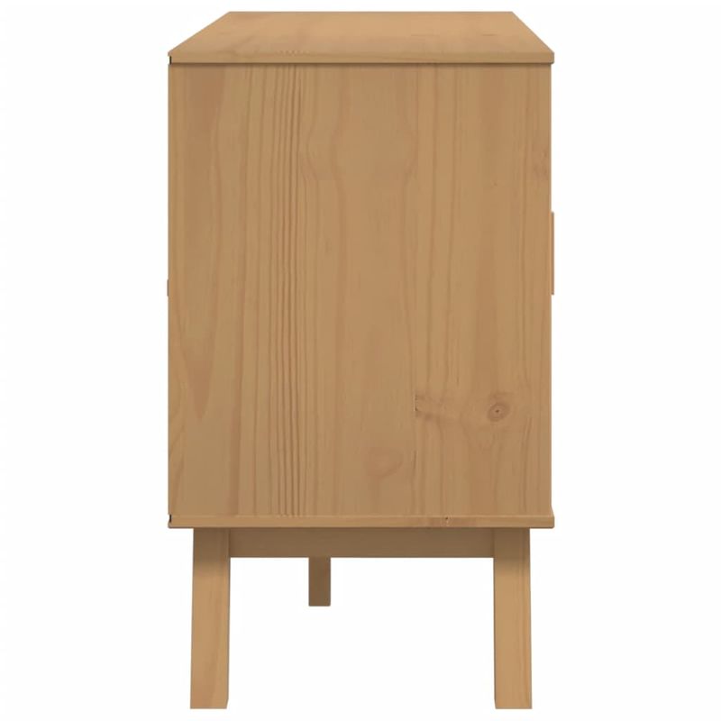 Casa si Gradina - Mobilier - Comode si corpuri - Comode - Dulap "OLDEN", maro, 114x43x73,5 cm, lemn masiv pin - Infinity.ro