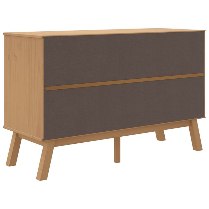 Casa si Gradina - Mobilier - Comode si corpuri - Comode - Dulap "OLDEN", maro, 114x43x73,5 cm, lemn masiv pin - Infinity.ro