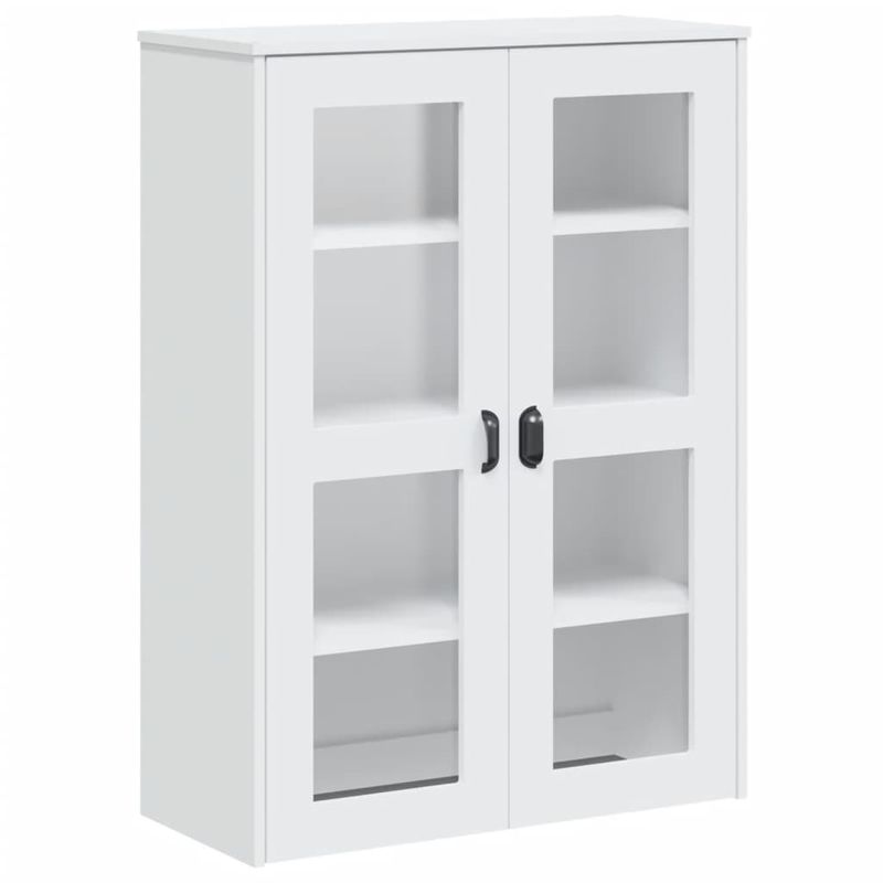 Casa si Gradina - Mobilier - Comode si corpuri - Corpuri bucatarie - Dulap inalt „VIKEN”, alb, 80x40x190 cm, lemn masiv de pin - Infinity.ro