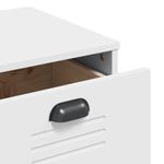 Casa si Gradina - Mobilier - Comode si corpuri - Corpuri bucatarie - Dulap inalt „VIKEN”, alb, 80x40x190 cm, lemn masiv de pin - Infinity.ro