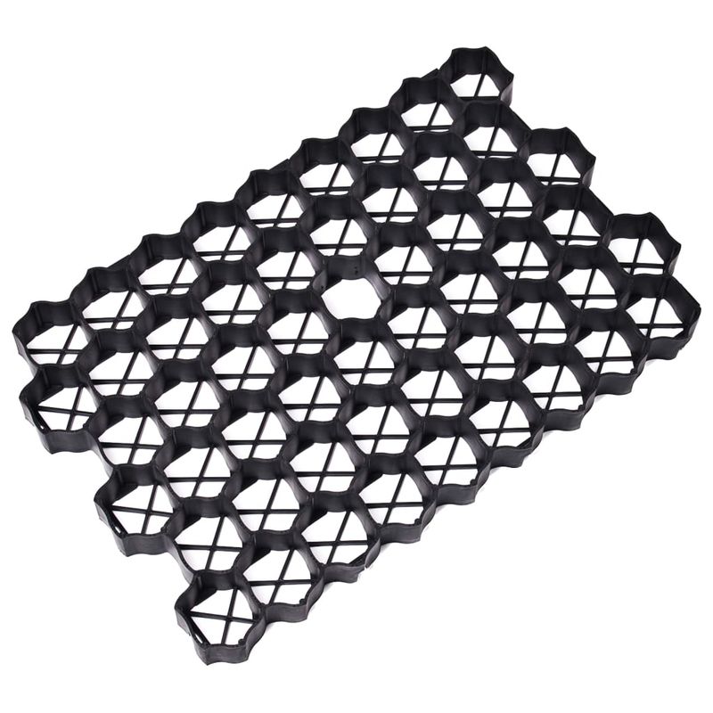 Casa si Gradina - Gradinarit si plante - Intretinere gradina - Produse pentru ingijirea gazonului - Grilaje de gazon, 16 buc., negru, 60x40x3 cm, plastic - Infinity.ro