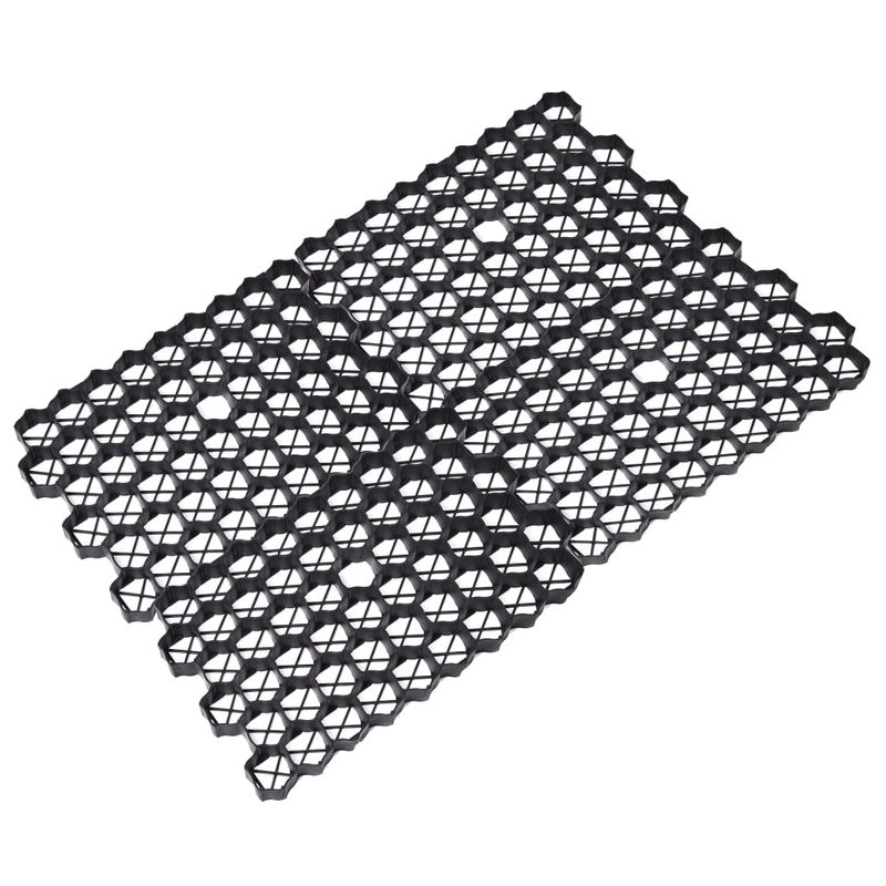 Casa si Gradina - Gradinarit si plante - Intretinere gradina - Produse pentru ingijirea gazonului - Grilaje de gazon, 16 buc., negru, 60x40x3 cm, plastic - Infinity.ro