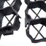 Casa si Gradina - Gradinarit si plante - Intretinere gradina - Produse pentru ingijirea gazonului - Grilaje de gazon, 16 buc., negru, 60x40x3 cm, plastic - Infinity.ro