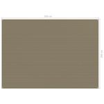 Sport si Outdoor - Camping - Accesorii corturi - Covor pentru cort, gri taupe, 250x350 cm - Infinity.ro