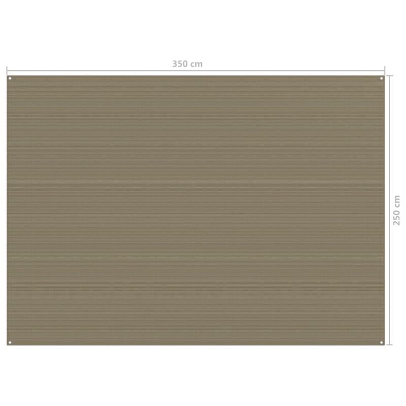 Sport si Outdoor - Camping - Accesorii corturi - Covor pentru cort, gri taupe, 250x350 cm - Infinity.ro