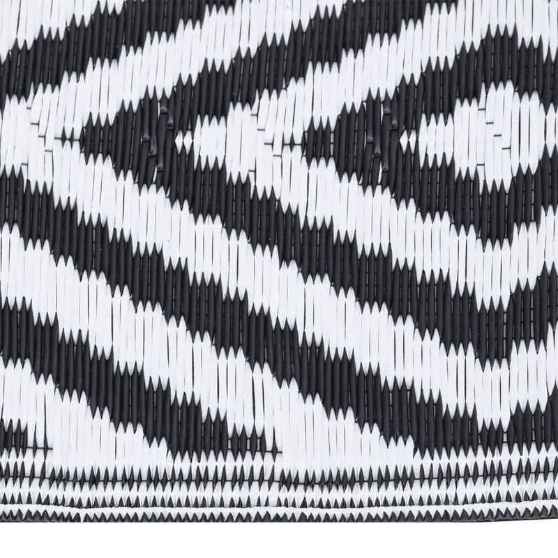 Casa si Gradina - Textile si covoare - Covoare - Covoare casa - Covor de exterior, negru, 140x200 cm, PP - Infinity.ro