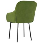 Casa si Gradina - Mobilier - Scaune si fotolii - Scaune - Scaune de bucatarie, 2 buc., verde deschis, catifea - Infinity.ro