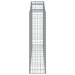 Casa si Gradina - Gradina si terasa - Garduri, panouri si accesorii - Cosuri gabion arcuite 17 buc, 300x50x180/200 cm fier galvanizat - Infinity.ro