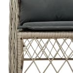 Casa si Gradina - Gradina si terasa - Mobilier exterior - Seturi mobila gradina - Set mobilier gradina cu perne, 9 piese, gri deschis, poliratan - Infinity.ro