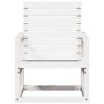 Casa si Gradina - Gradina si terasa - Mobilier exterior - Scaune si sezlonguri gradina - Scaun de gradina, alb, 57,5x63x76 cm, lemn masiv de pin - Infinity.ro