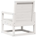 Casa si Gradina - Gradina si terasa - Mobilier exterior - Scaune si sezlonguri gradina - Scaun de gradina, alb, 57,5x63x76 cm, lemn masiv de pin - Infinity.ro