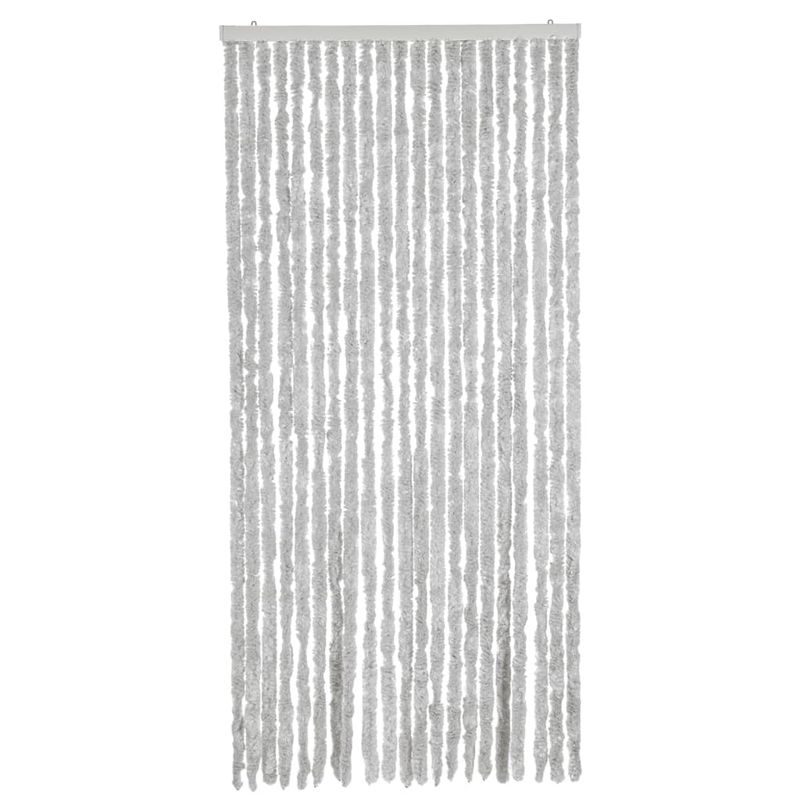 Casa si Gradina - Textile si covoare - Rulouri si jaluzele - Perdea pentru insecte, gri, 100x230 cm, chenille - Infinity.ro