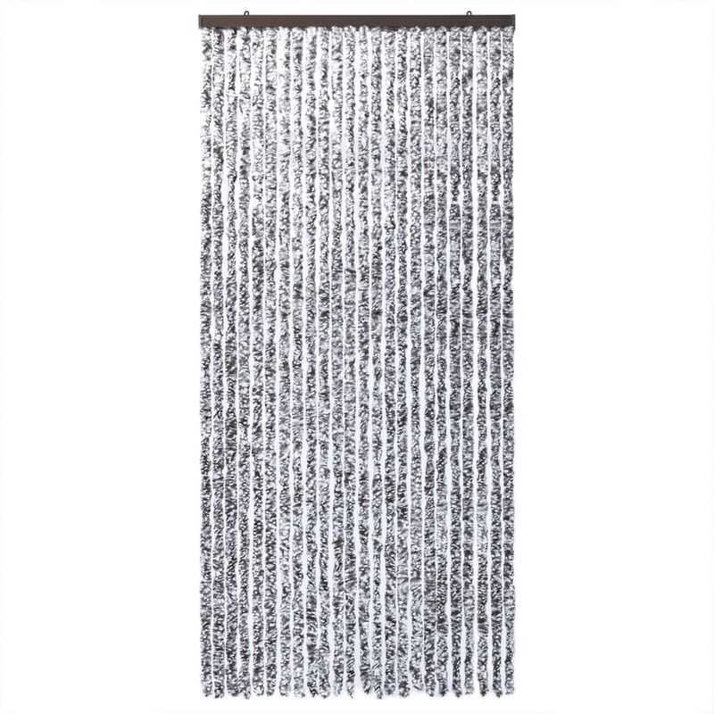 Casa si Gradina - Textile si covoare - Rulouri si jaluzele - Perdea pentru insecte, maro si bej, 100x200 cm, chenille - Infinity.ro