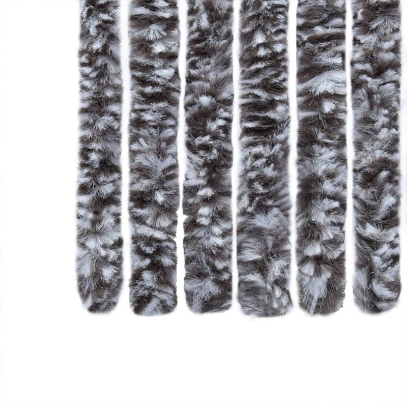 Casa si Gradina - Textile si covoare - Rulouri si jaluzele - Perdea pentru insecte, maro si bej, 100x200 cm, chenille - Infinity.ro