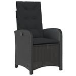 Casa si Gradina - Gradina si terasa - Mobilier exterior - Seturi mobila gradina - Set mobilier de gradina cu perne, 9 piese, negru, poliratan - Infinity.ro