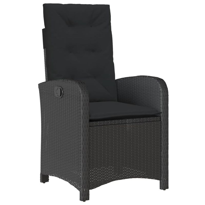 Casa si Gradina - Gradina si terasa - Mobilier exterior - Seturi mobila gradina - Set mobilier de gradina cu perne, 9 piese, negru, poliratan - Infinity.ro