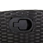 Casa si Gradina - Gradina si terasa - Mobilier exterior - Seturi mobila gradina - Set mobilier de gradina cu perne, 9 piese, negru, poliratan - Infinity.ro