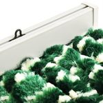 Casa si Gradina - Textile si covoare - Perdele si draperii - Perdele - Perdea pentru insecte, verde si alb, 90x200 cm, chenille - Infinity.ro