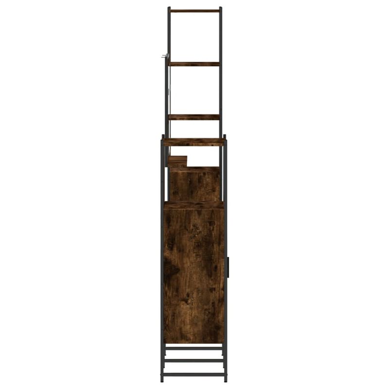 Casa si Gradina - Mobilier - Seturi de mobilier - Seturi baie - Set dulapuri de baie, 4 piese, stejar afumat, lemn prelucrat - Infinity.ro