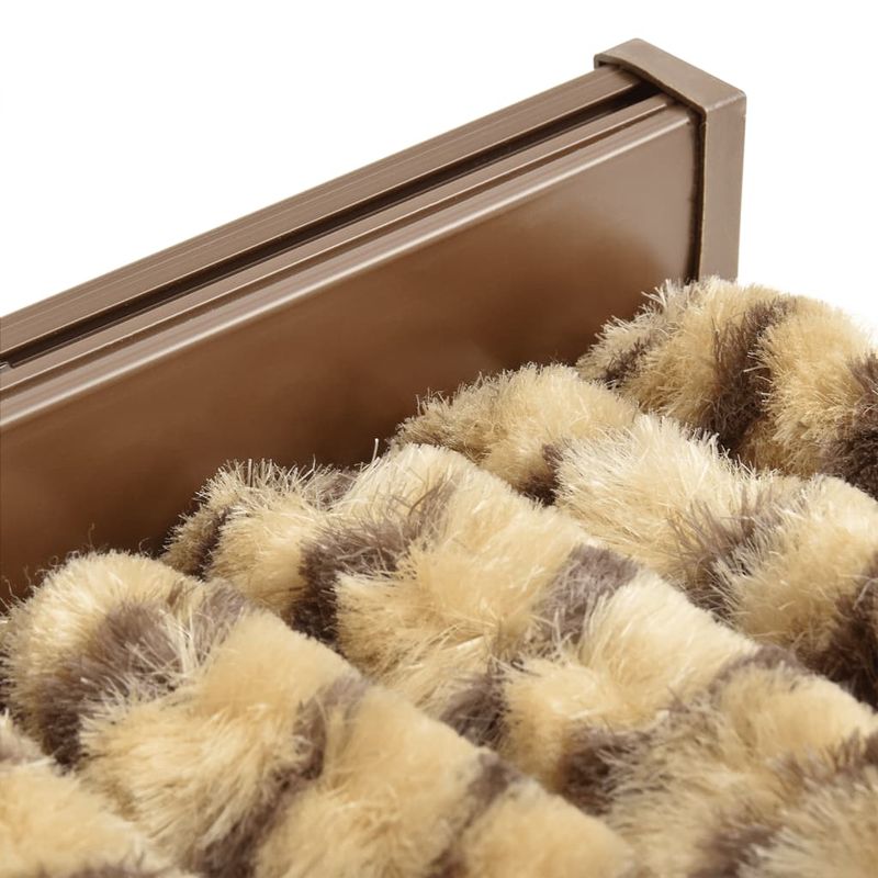 Casa si Gradina - Textile si covoare - Perdele si draperii - Perdele - Perdea pentru insecte, bej si maro, 100x230 cm, chenille - Infinity.ro