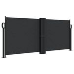 Casa si Gradina - Gradina si terasa - Umbrele si pavilioane - Umbrele - Copertina laterala retractabila, negru, 100 x 600 cm - Infinity.ro