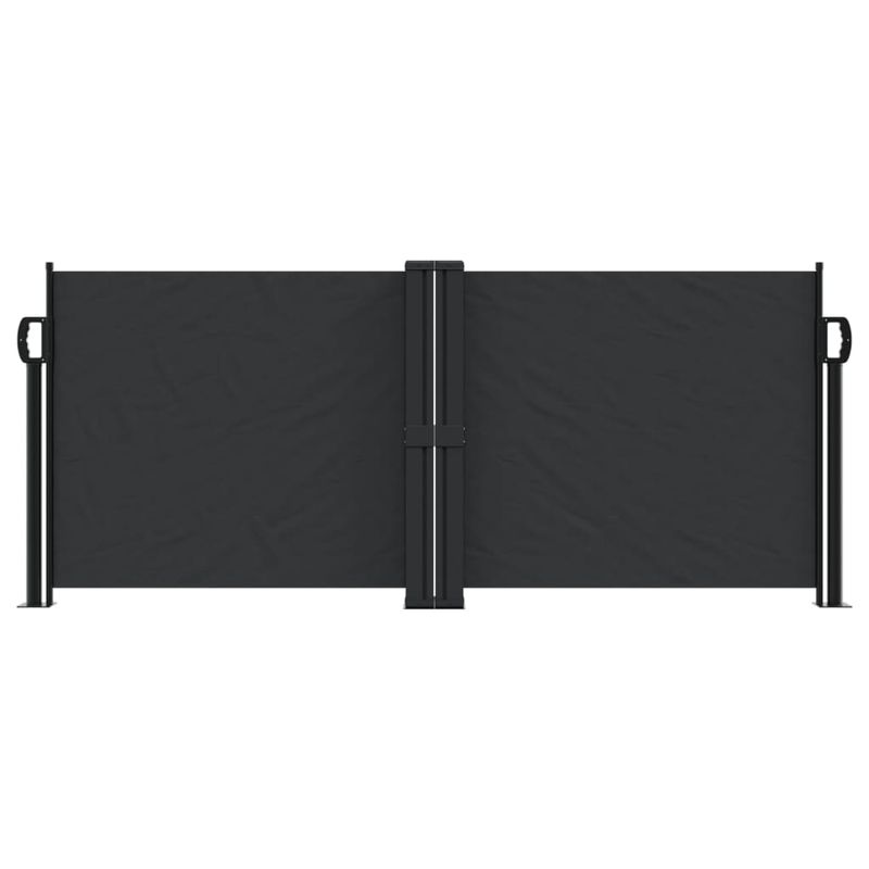 Casa si Gradina - Gradina si terasa - Umbrele si pavilioane - Umbrele - Copertina laterala retractabila, negru, 100 x 600 cm - Infinity.ro