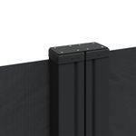 Casa si Gradina - Gradina si terasa - Umbrele si pavilioane - Umbrele - Copertina laterala retractabila, negru, 100 x 600 cm - Infinity.ro