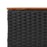 Casa si Gradina - Gradina si terasa - Mobilier exterior - Seturi mobila gradina - Set mobilier de gradina cu perne, 3 piese, negru, poliratan - Infinity.ro
