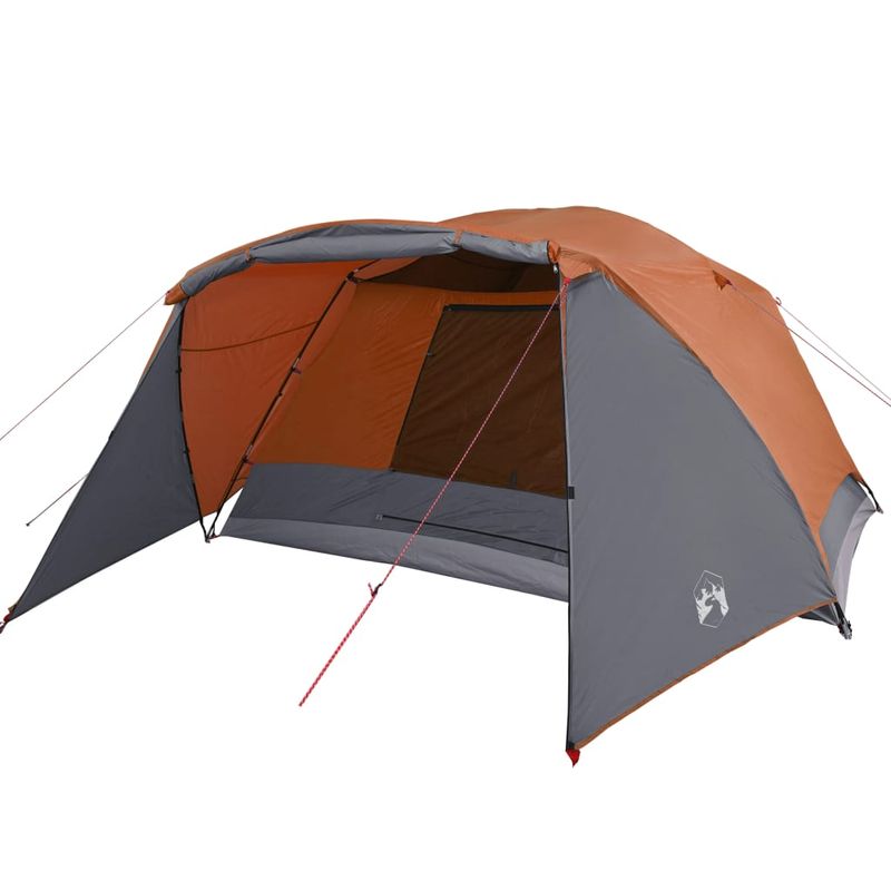 Sport si Outdoor - Camping - Corturi camping - Cort de camping pentru 4 persoane, gri/portocaliu, impermeabil - Infinity.ro