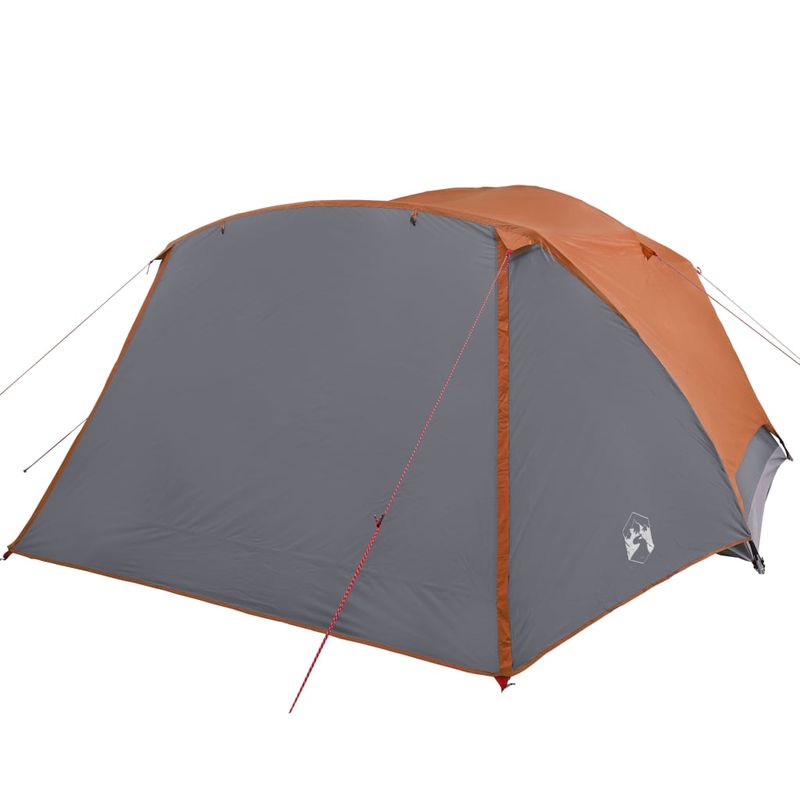 Sport si Outdoor - Camping - Corturi camping - Cort de camping pentru 4 persoane, gri/portocaliu, impermeabil - Infinity.ro