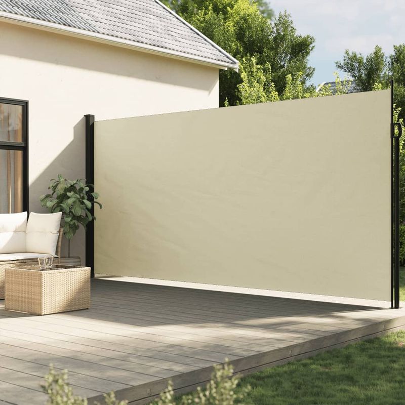 Casa si Gradina - Gradina si terasa - Umbrele si pavilioane - Umbrele - Copertina laterala retractabila, crem, 220x500 cm - Infinity.ro