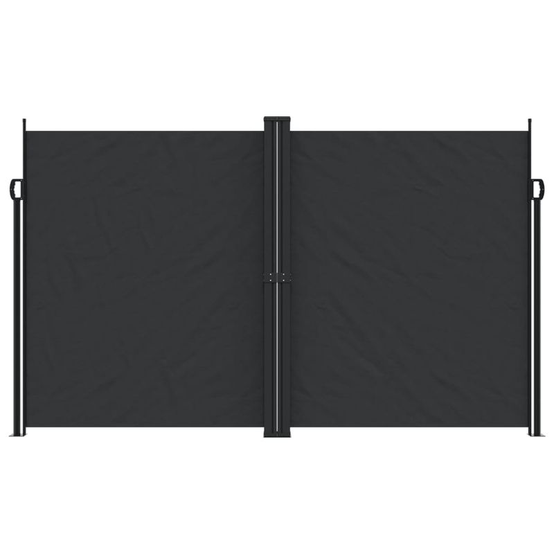 Casa si Gradina - Gradina si terasa - Umbrele si pavilioane - Umbrele - Copertina laterala retractabila, negru, 200x600 cm - Infinity.ro