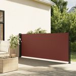 Casa si Gradina - Gradina si terasa - Umbrele si pavilioane - Umbrele - Copertina laterala retractabila, maro, 120 x 600 cm - Infinity.ro