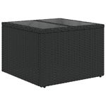 Casa si Gradina - Gradina si terasa - Mobilier exterior - Seturi mobila gradina - Set mobilier de gradina cu perne, 8 piese, negru, poliratan - Infinity.ro