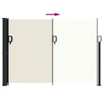 Casa si Gradina - Gradina si terasa - Umbrele si pavilioane - Umbrele - Copertina laterala retractabila, crem, 140x600 cm - Infinity.ro